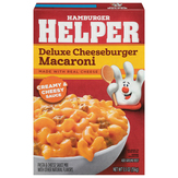 Hamburger Helper New Pasta & Sauce Mix, Deluxe Cheeseburger Macaroni