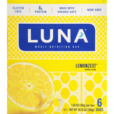 Luna Nutrition Bars, Whole, Lemonzest