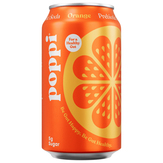 Poppi New Prebiotic Soda, Orange