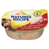 Nature's Recipe Dog Food, Grain Free, Chicken & Beef Recipe In Wholesome Broth