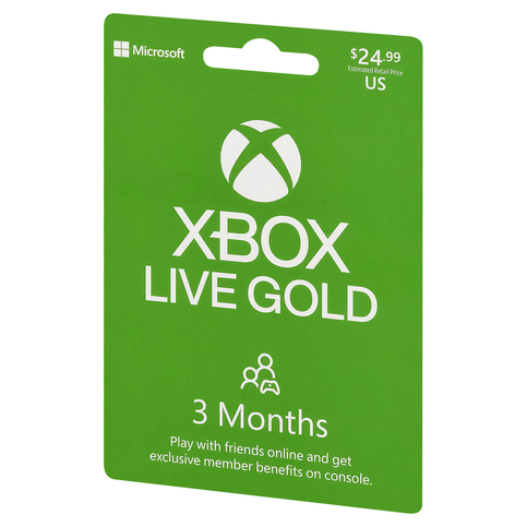 lunge Stramme Være Xbox Live Gift Card, 3 Months, $24.99 | Search | Food City
