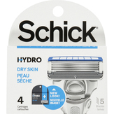 Schick  Hydro 5 Hydrating Gel Reservoir Cartridges - 4 Ct