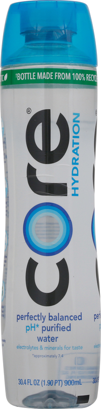 Core Hydration Purified Water, Perfectly Balanced pH, Search