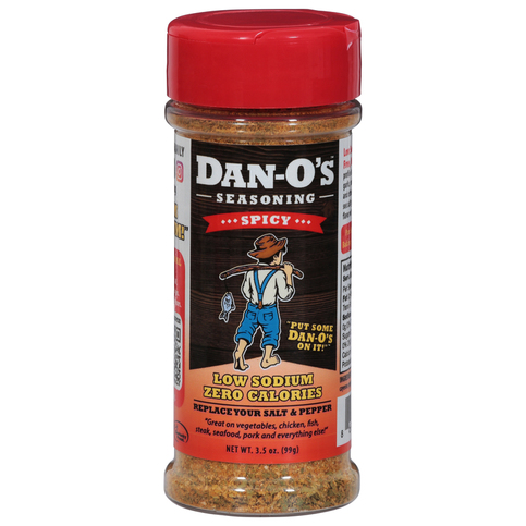 Dan-O's Spicy Seasoning, All Natural, Sugar Free, Keto, All Purpose  Seasonings, Vegetable Seasoning, Meat Seasoning, Low Sodium Seasoning, Cooking Spices