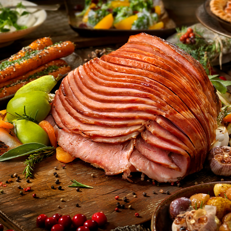 Holiday Ham with Riesling and Mustard Recipe