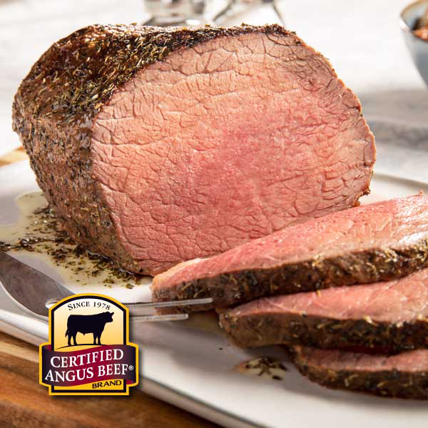 Certified Angus Beef Bottom Round Roast with Herb Butter Recipe