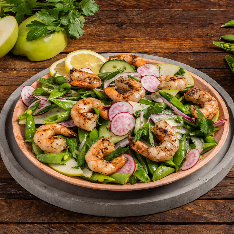 Basket & Bushel Grilled Shrimp Snap Pea Salad | Recipe | Search | Food City