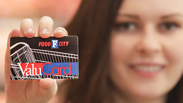 Save even more, faster with your Food City ValuCard. 