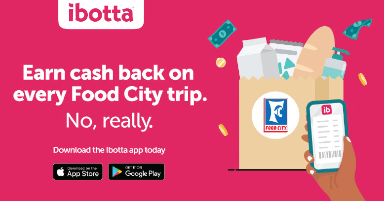 Earn Cash for Shopping at Food City with the ibotta app. Download the app, link your ValuCard and start earning receipt-free today!