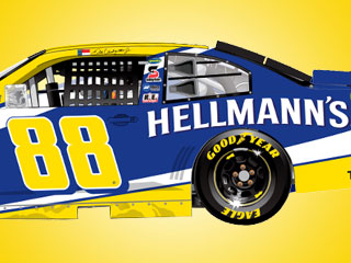 Hellmann’s Dale Jr. #88 Simulator Car