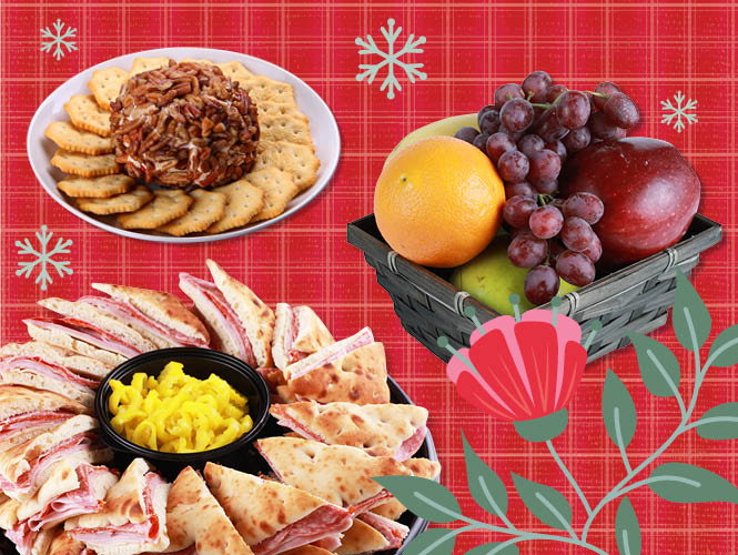 Holiday Party Trays, prepared fresh to order from Food City, are a delicious and crowd-pleasing addition to any special event.