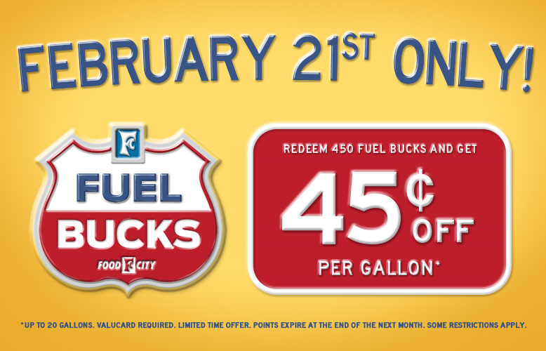 Save 45¢ on Fuel with Fuel Bucks