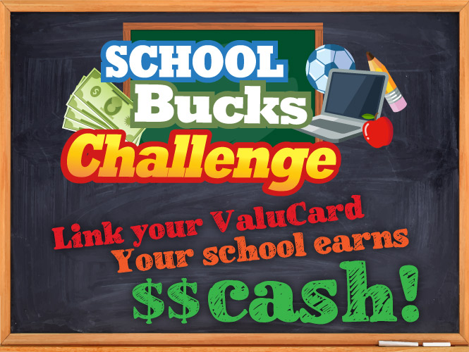  Earning money for your school is easy with Food City's School Bucks!