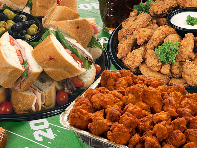 Trust your local Food City grocery store for tremendous tailgating options with our custom made to order party trays, cakes, chicken, sandwiches and more. Orer online today to make your get together one of a kind.