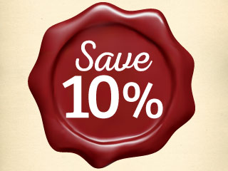10% discount off large orders of wine at Food City.
