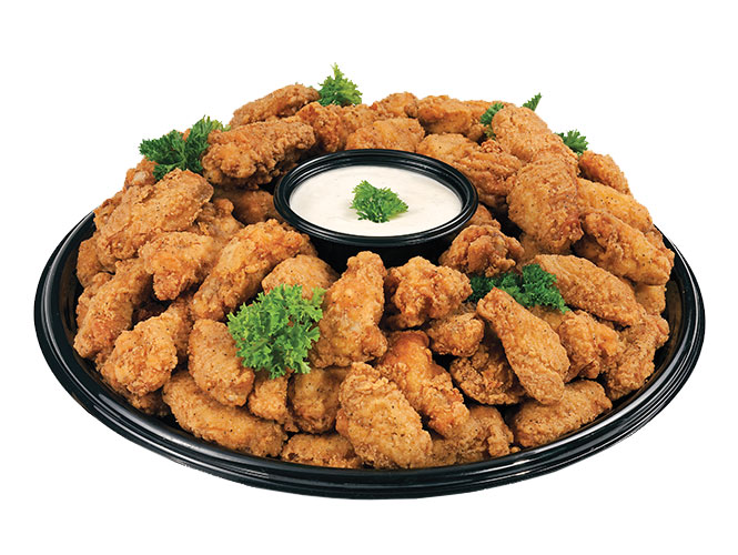 No party is complete without a platter full of our shareable seasoned buffalo wings. Made fresh in the Food City Deli when you order.