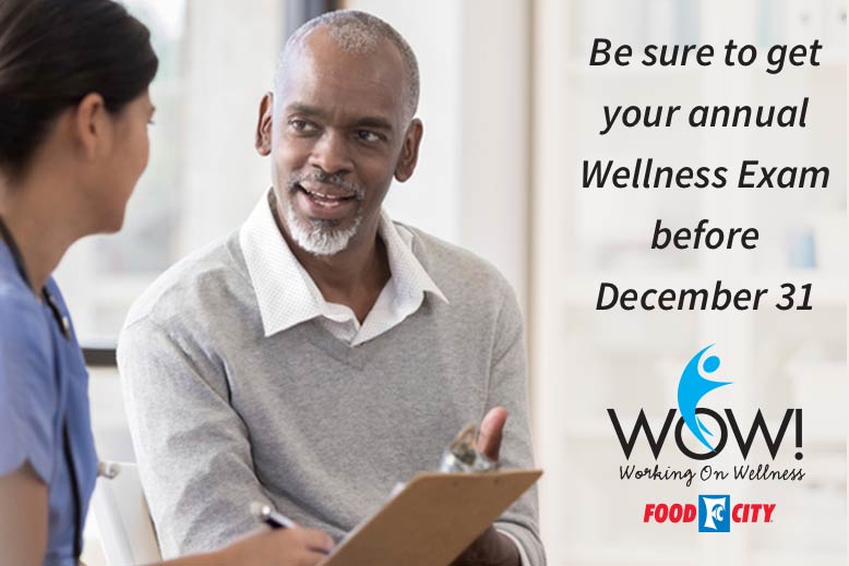 Have you had your annual wellness physical with your doctor or PCP this year?  Make sure you get it before December 31, 2019, to ensure you get the lower weekly premium rate.  