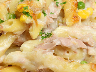 Need a qucik and delicious dinner tonight?  Tuna noodle casserole makes a super one-dish meal.