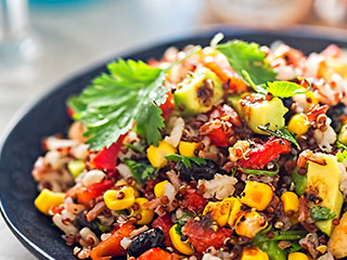 Vegetarian Burrito Bowls are quick, easy, healthy and absolutely delicious! Best of all they are ready in minutes with pantry staples from your local Food City grocery store.