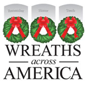 Wreaths Across America coordinates wreath­-laying ceremonies at more than 2,100 locations across the United States, at sea and abroad.