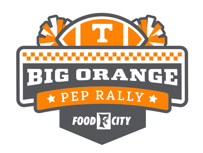 Join us at your local Knoxville Food City location for a Big Orange Pep Rally