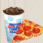 Pizza Slice Combo, only $3.50