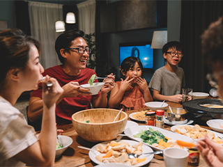 September celebrates National Family Meals Month as a time to encourage families to gather around the table for a shared meal at least one day per week.