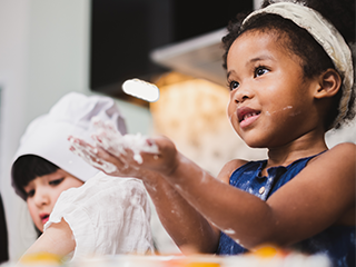 September is National Family Meals Month. Get the whole family involved in making meals and commit to eating at least one meals together each week this month.