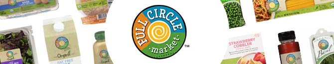From fresh fruit and vegetables, cereals, pastas, canned goods or frozen foods, Full Circle brands deliver guaranteed quality, delicious flavor and outstanding value.