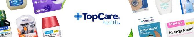 TopCare brand health and beauty care products are formulated to meet or exceed the quality and safety standards of the national brands, but at a much lower cost to you than those big names.
