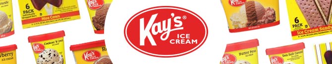 Try a world of flavor from Kay's Classic Ice Creams exclusively from your local Food City grocery store.