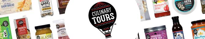 We bring the world to your kitchen table with carefully selected food, inspired by flavors from across the globe or across the road. Every product we share is connected to a culture, cuisine, recipe or story. Join us and discover Culinary Tours™!