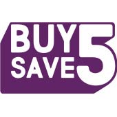 Buy 5 participating items and save $5.
