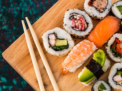 Food City's signature sushi is prepared in-store daily by professional sushi chefs, using only fresh premium ingredients.