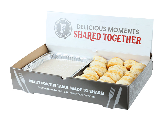 Serve up Southern comfort with our Biscuits and Gravy Party Box—perfect for breakfast gatherings or brunch celebrations.